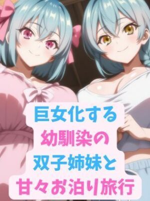 巨女化する幼馴染の双子姉妹と甘々お泊り旅行【hwd】