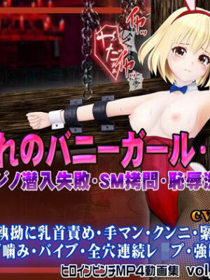 囚われのバニーガール・チサト闇カジノ潜入失敗・SM拷問・恥辱洗脳 ヒロインピンチMP4動画集vol.3【@OZ（アットオズ）】