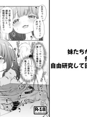 【分冊版】妹たちが風呂上りも俺のチンコで自由研究して困る(後編 3)【陣内堂】